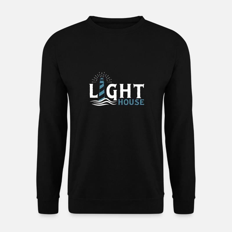 Leuchtturm - Unisex Pullover - Schwarz