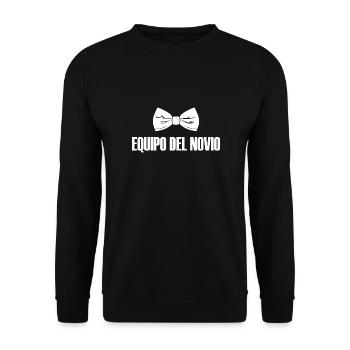 Equipo Del Novio Groom's Team Wedding Groomsmen - Unisex Sweatshirt - black - Front - Alina (178cm) & Michal (187cm)