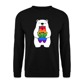 Mama Bear Lgbt - Sweat-shirt Unisexe - noir - Devant - Alina (178cm) & Michal (187cm)