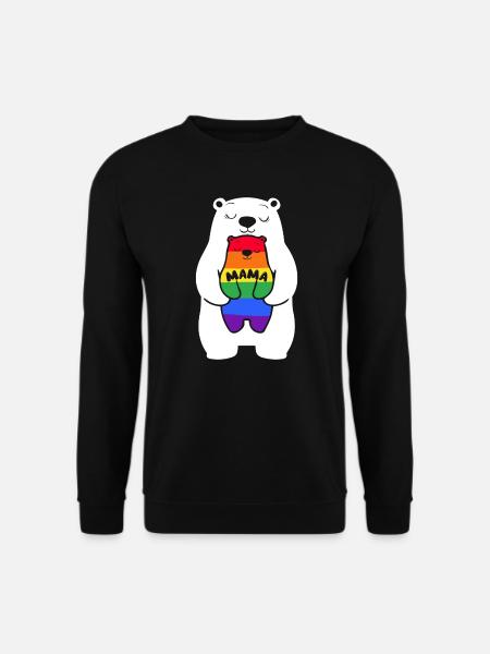Mama Bear Lgbt - Unisex Sweatshirt - black