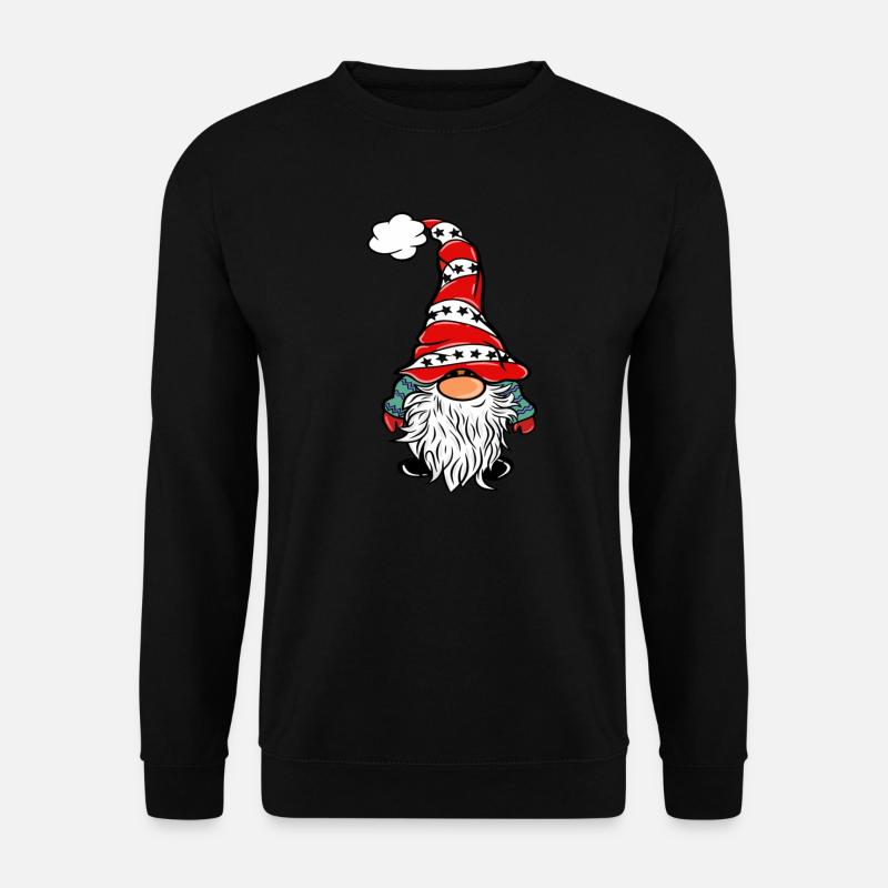 Wichtel Weihnachts Gnom - Unisex Pullover - Schwarz