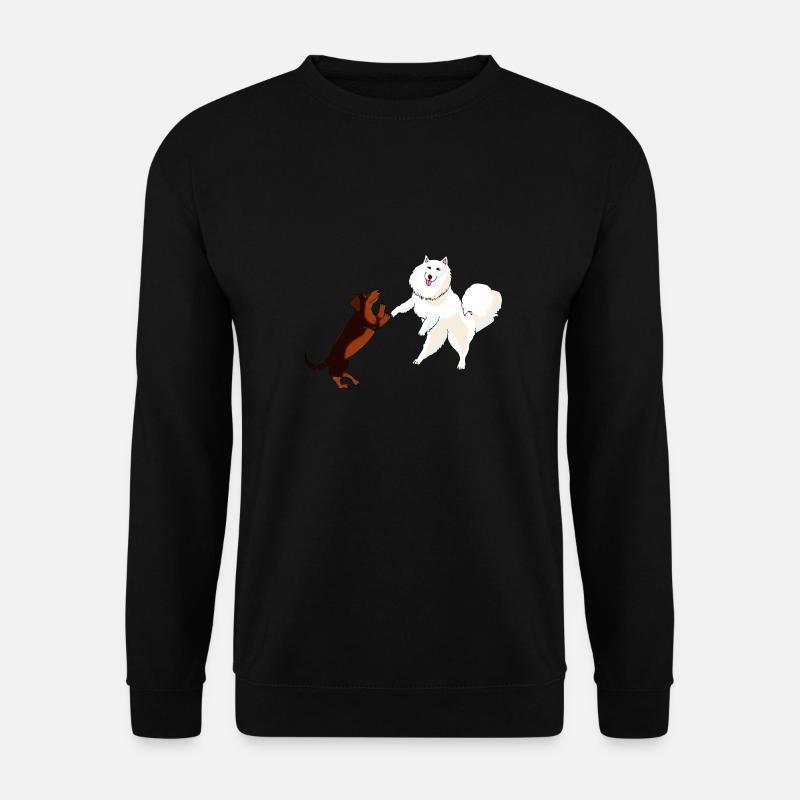 Dancing Dogs C - Unisex Sweatshirt - black