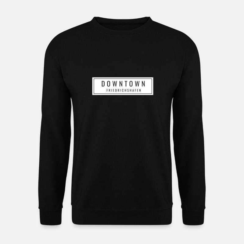 DOWNTOWN Friedrichshafen - Unisex Sweatshirt - black