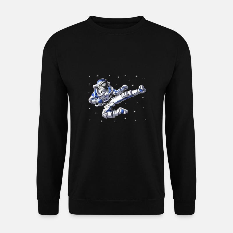 Astronaut Karate - Unisex Sweatshirt - black