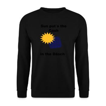 Solar - Unisex Pullover - Schwarz - Vorne - Alina (178cm) & Michal (187cm)