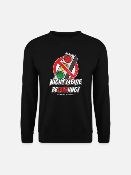 Not my government - Unisex Sweatshirt - black