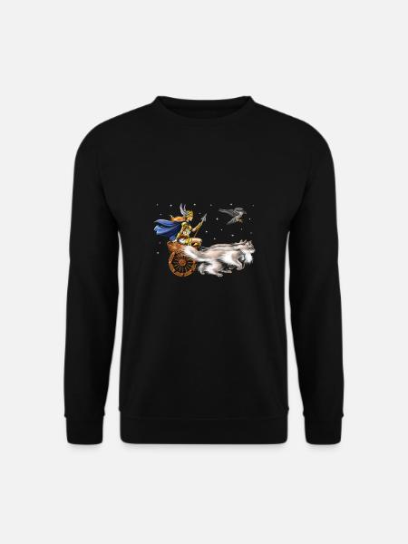 Freya Göttin der nordischen Mythologie - Unisex Pullover - Schwarz