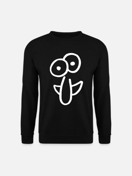 Grimace avec un gros nez 5 vecteur - Sweat-shirt Unisexe - noir