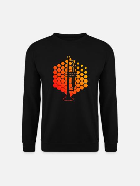 Trumpet Herren Damen Trumpet Player Trompeter - Unisex Pullover - Schwarz