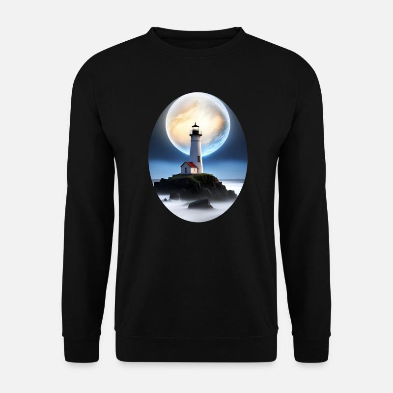 Leuchtturm - Unisex Pullover - Schwarz