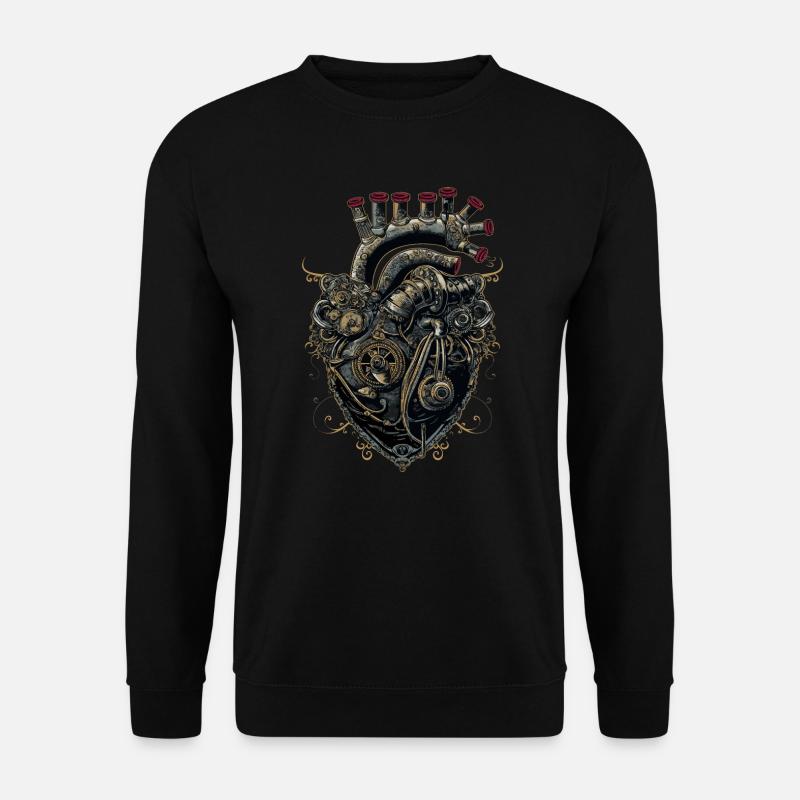 Ich liebe Steampunk - Unisex Pullover - Schwarz