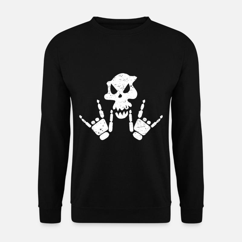 Rock n Roll Skeleton - Unisex Sweatshirt - black