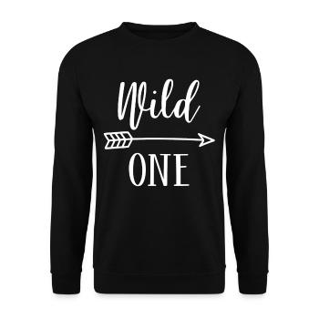 Funny sayings gift idea - Unisex Sweatshirt - black - Front - Alina (178cm) & Michal (187cm)