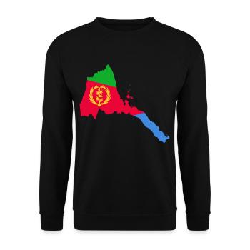 Habesha T-Shirt Eritrea Injera Ethiopia Gift Idea - Unisex Pullover - Schwarz - Vorne - Alina (178cm) & Michal (187cm)