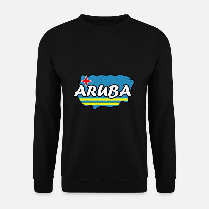Aruba Oranjestad Karibik Inseln Urlaub Geschenk - Unisex Pullover - Schwarz