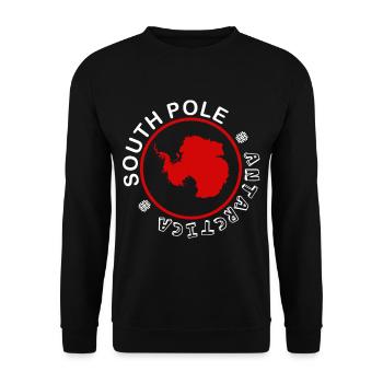 Cadeau de protection de l'environnement des pingouins antarctiques - Sweat-shirt Unisexe - noir - Devant - Alina (178cm) & Michal (187cm)