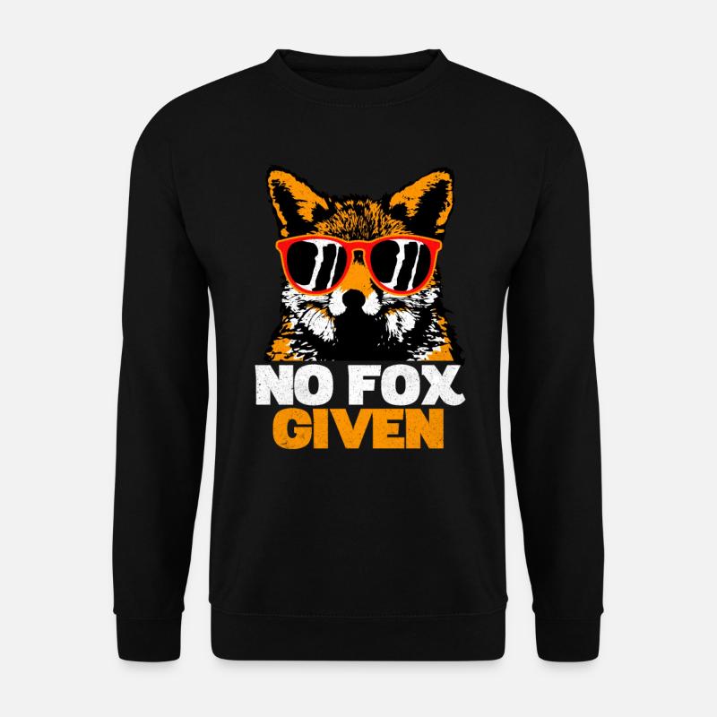 Fox - Unisex Sweatshirt - black
