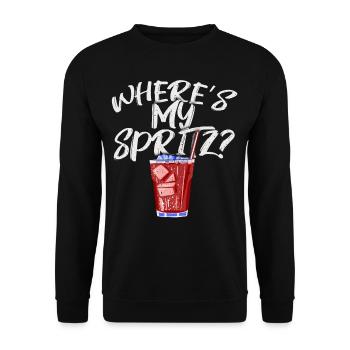 Cocktails - Unisex Sweatshirt - black - Front - Alina (178cm) & Michal (187cm)