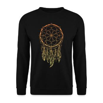 Indiens attrape-rêves - Sweat-shirt Unisexe - noir - Devant - Alina (178cm) & Michal (187cm)