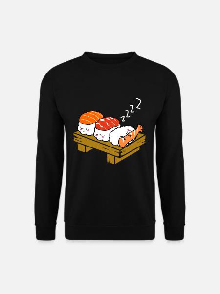Sushi Go Reis Japan Tokio Miso Nigiri Maki Udon - Unisex Pullover - Schwarz