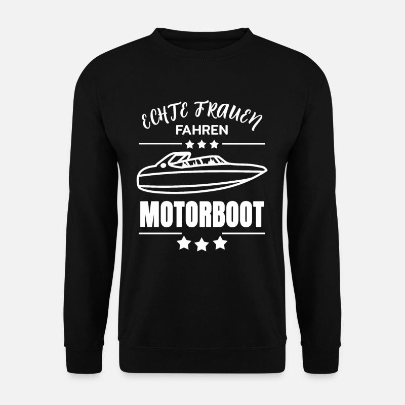Motorboat - Unisex Sweatshirt - black