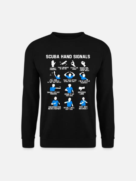 Plongée - Sweat-shirt Unisexe - noir