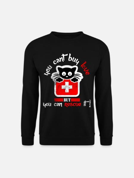 Tierheim Tierpfleger Umweltschutz - Unisex Pullover - Schwarz