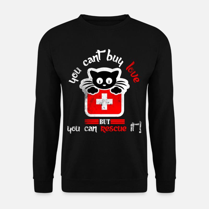 Tierheim Tierpfleger Umweltschutz - Unisex Pullover - Schwarz