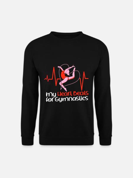 Gymnastik Handstand Turnen Kunstturnen Geschenk - Unisex Pullover - Schwarz