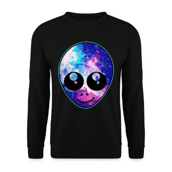 Aliens - Unisex Pullover - Schwarz - Vorne - Alina (178cm) & Michal (187cm)