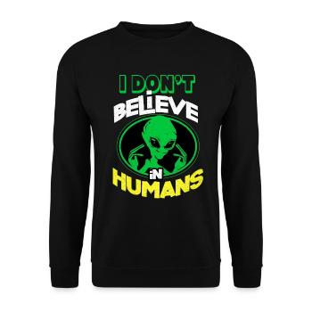 Aliens - Sweat-shirt Unisexe - noir - Devant - Alina (178cm) & Michal (187cm)