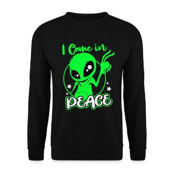 Aliens - Sweat-shirt Unisexe - noir - Devant - Alina (178cm) & Michal (187cm)