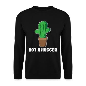 Cactus Hug Cactus Cadeau De Famille - Sweat-shirt Unisexe - noir - Devant - Alina (178cm) & Michal (187cm)