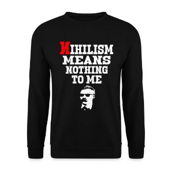 Communism - Unisex Sweatshirt - black - Front - Alina (178cm) & Michal (187cm)