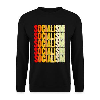Communism - Unisex Sweatshirt - black - Front - Alina (178cm) & Michal (187cm)