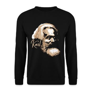 Communism - Unisex Sweatshirt - black - Front - Alina (178cm) & Michal (187cm)
