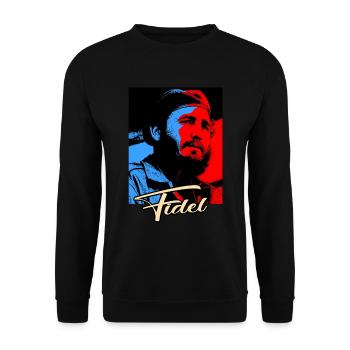 Communism Lenin Marx Class Struggle Social - Unisex Sweatshirt - black - Front - Alina (178cm) & Michal (187cm)