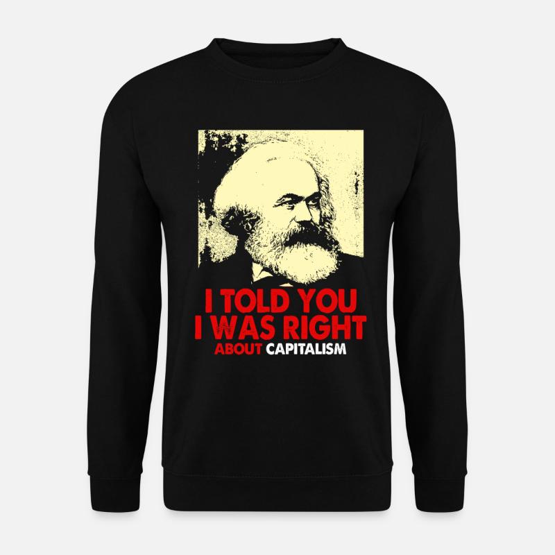 Communisme Lénine Marx Lutte des classes social - Sweat-shirt Unisexe - noir