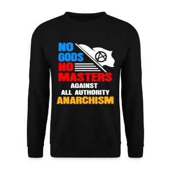Communism Lenin Marx Class Struggle Social - Unisex Sweatshirt - black - Front - Alina (178cm) & Michal (187cm)