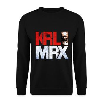 Communism Lenin Marx Class Struggle Social - Unisex Sweatshirt - black - Front - Alina (178cm) & Michal (187cm)