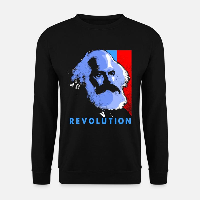 Kommunismus Lenin Marx Klassenkampf Sozial - Unisex Pullover - Schwarz