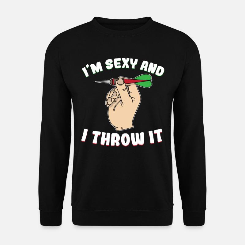 Darts Dart Darts Darts Player gift - Unisex Sweatshirt - black