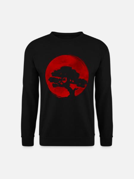 Bonsai Baum Pflanzen Japan Baumschnitt Geschenk - Unisex Pullover - Schwarz