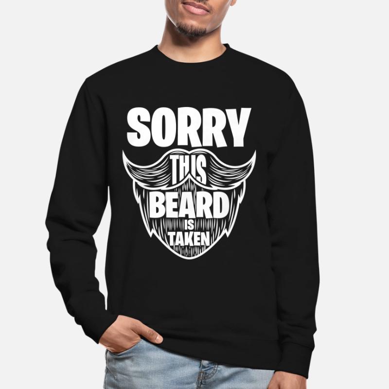 Bart Bärtig Bartträger Hipster Vollbart Geschenk Unisex Pullover
