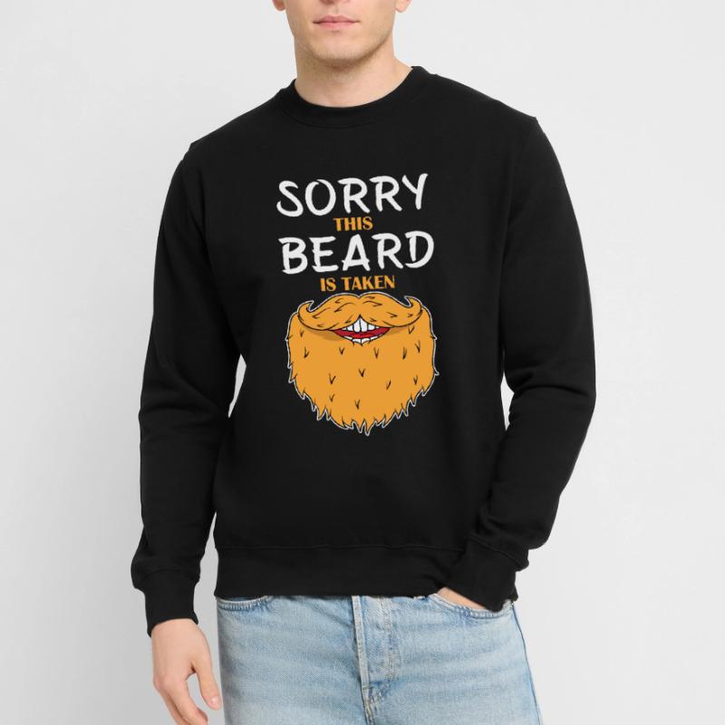 Bart Bärtig Bartträger Hipster Vollbart Geschenk Unisex Pullover