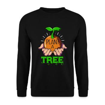 Jour de la Terre - Sweat-shirt Unisexe - noir - Devant - Alina (178cm) & Michal (187cm)
