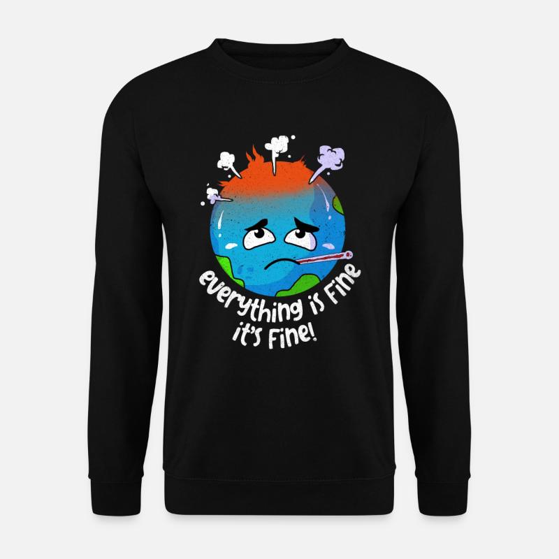 Earth Day - Unisex Sweatshirt - black