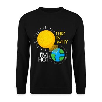 Jour de la Terre - Sweat-shirt Unisexe - noir - Devant - Alina (178cm) & Michal (187cm)