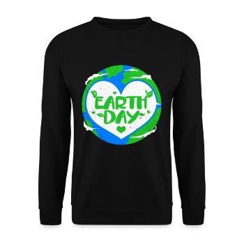 Jour de la Terre - Sweat-shirt Unisexe - noir - Devant - Alina (178cm) & Michal (187cm)