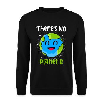 Changement climatique Earth Day Protection de l’environnement Bio Terre - Sweat-shirt Unisexe - noir - Devant - Alina (178cm) & Michal (187cm)